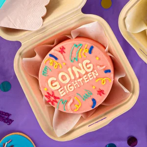 Birthday Cheers Bento Cake