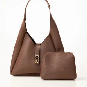 Brown Shoulder Bag IBS-SHB25-038