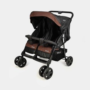 Twins Stroller Side by Side Joyous | JY212 Brown
