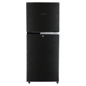 REF 9178LF CHROME HAIRLINE BLACK Double Door Refrigerator